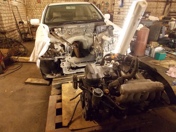 Процесс замены 1JZ-GE на 1JZ-GE VVTI